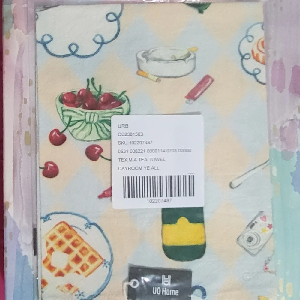 Urban Outfotters Home Mia Icon Tea Towel